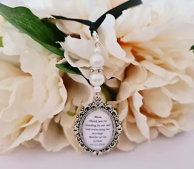 £6.50 • Buy Bridesmaid Maid Of Honour Friend By My Side Wedding Bouquet Charm Gift Thank You