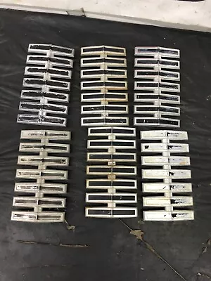 (PAIR) - 1963 Ford Galaxie 500 Rear Quarter Panel Emblems Trim C3AB7128032 OEM • $49.95