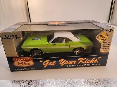 1970 Dodge Challenger R/T Green 1/18 Highway 66 • $90