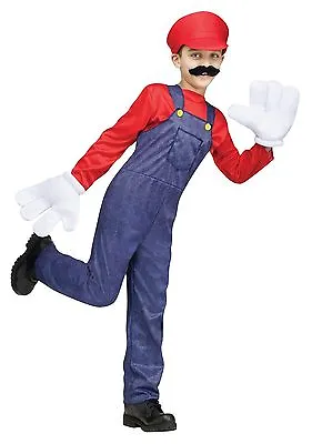 Super Mario Video Game Guy Child Costume (Red) • $21