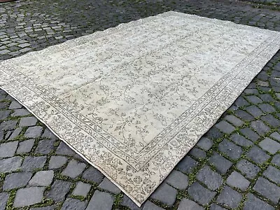 TURKISH LARGE RUG OUSHAK RUG HANDMADE VINTAGE RUG DECOR RUG | 62 X 98 Ft • $382.50