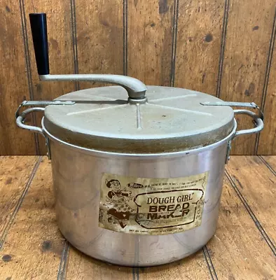 Vintage Hirco Dough Girl Hand Crank Bread Maker Priscilla Ware 10 Quart • $30