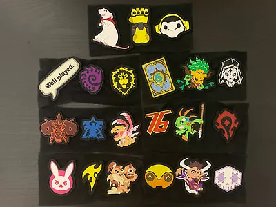 $14.95 • Buy Blizzard Blizzcon Series 1 Backpack Badge Patches WoW Overwatch CHOOSE YOUR OWN!
