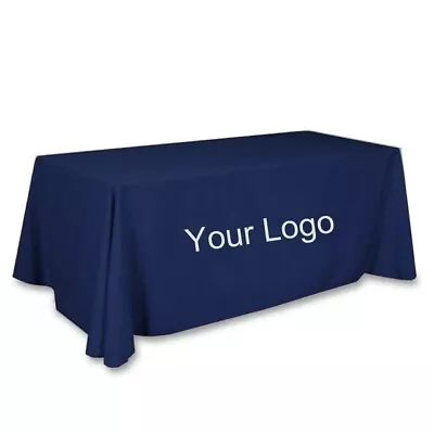 Custom Printed Table Cloth And Fitted Cloths 6ft 8ft Table Full Color Print • $29.95