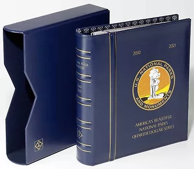 Lighthouse Vista Coin Album For US National Parks Quarters P&D 2010-2021 Gift • $43.90