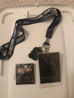 Harry Potter Lanyard - Slytherin And Pin • $6