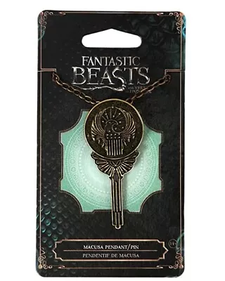 Harry Potter FANTASTIC BEASTS MACUSA Pendant Pin Costume Jewelry Necklace Tina • $9.99