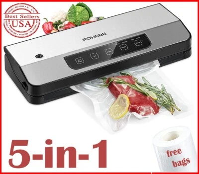 $33.99 • Buy Commercial Vacuum Sealer Machine Seal A Meal Food Saver System With Free Bags