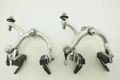 $79.99 • Buy Vintage Campagnolo Brev Rim Brake Calipers Set Front/Rear Silver For Road Bike