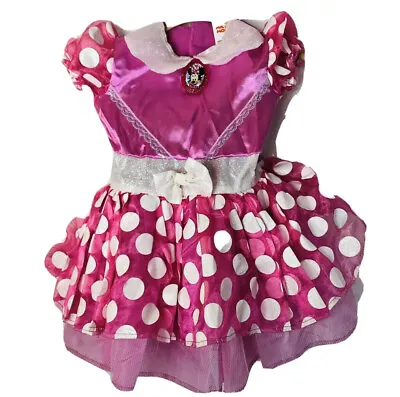 Disney’s Mickey Mouse Brand Toddler Girl Minnie Mouse Dress Costume Size 2T • $15