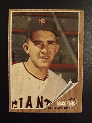 SET BREAK 1962 Topps Vintage Baseball VG #107 Mike McCormick SF Giants Card  • $1.98