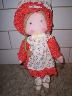 $19.99 • Buy Vintage 1970's Knickerbocker CARRIE 16  Rag Doll Holly Hobbie's Friend Stuffed