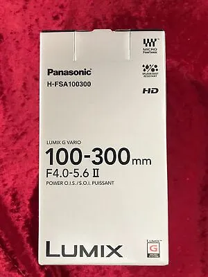 Panasonic Lumix G VARIO 100-300mm/F4.0-5.6 II/POWER O.I.S. H-FSA100300 MFT • £448.77