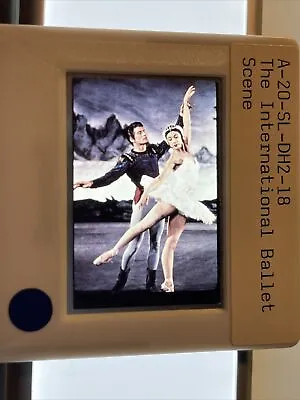 Frederick Ashton Royal Ballet Swan Lake Margot Fonteyn Somes 35mm Slide DANCE • $11.36