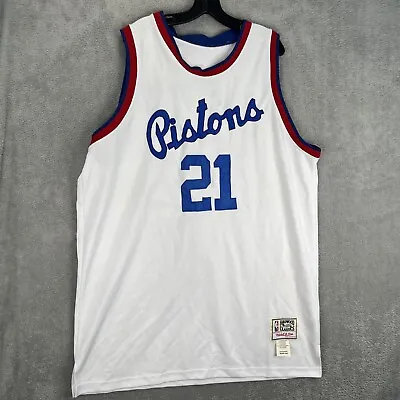 Mitchell & Ness 1966-67 Detroit Pistons Dave Bing Jersey 56 AUTHENTIC RARE USA • $29.95