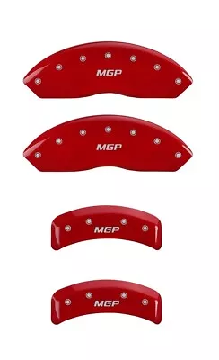 MGP Front/Rear Caliper Covers-Red For Audi A4/A5A6/S6/Q7; 15206SMGPRD • $279.73