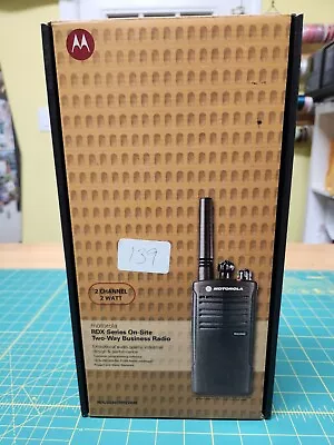 MOTOROLA Two-Way Radio 2 Channels VHF RV2020BKF2AA RDX Series • $75