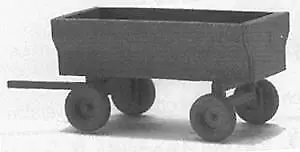 GHQ 54006 N Scale Farm Machinery (Unpainted Metal Kit) -- 1950s Forage Wagon • $11.99