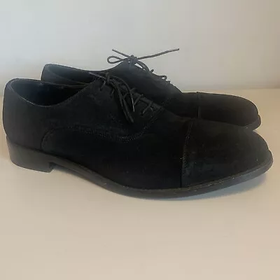 Samuel Windsor Suede Black Formal Casual Smart Shoes Size Uk 13. Used • £29.99