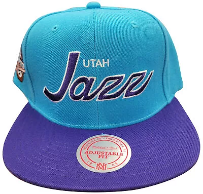 Men's Mitchell & Ness Light Blue/Purple Utah Jazz Sports Specialty HWC Snapback • $24.95