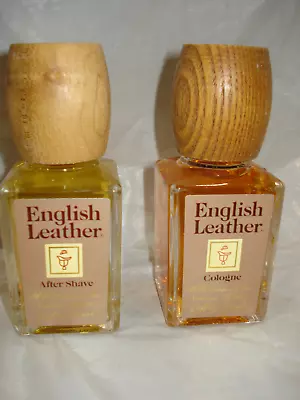 English Leather ( MEM ) 1.7 Oz Original 90s After Shave + Cologne Glass • $29.99