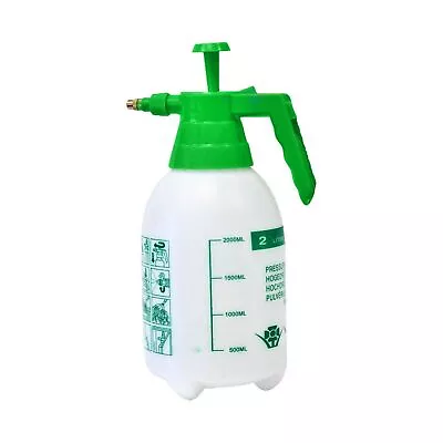 2L Garden Pressure Weed Spray Bottle Hand Pump Water Plant Sprayer • £7.45