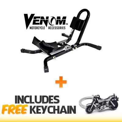Motorcycle Wheel Tire Chock Self-locking Cradle Bike Stand+Cruiser Keychain • $65.99