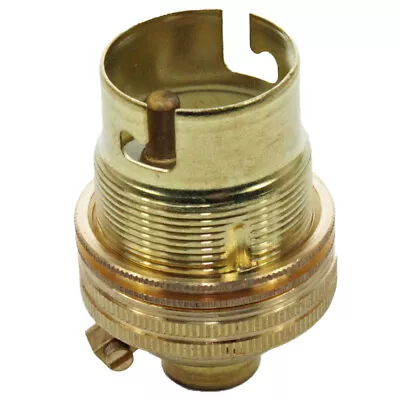 £6.99 • Buy Lamp Holder | BC | B22 | Bayonet Cap Lamp Holder Unswitched Made In The UK