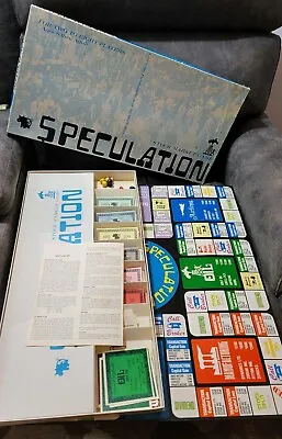 Vintage 1969 Speculation Stock Market Board Game Very Rare • $51.99