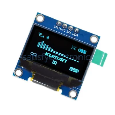 $4.73 • Buy 0.96  I2C IIC Serial 128X64 128*64 Blue OLED LCD LED Display Module For Arduino