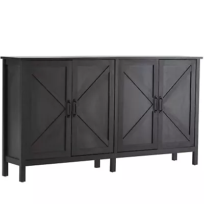 Ivinta Kitchen Buffet Cabinet With Adjustable Shelves Sideboard For Dining Room • $199.90