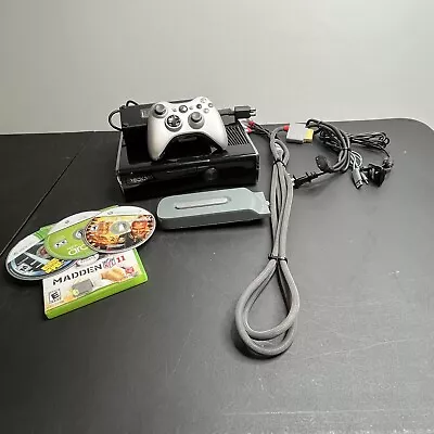 Microsoft Xbox 360 S Model 1439 Console W/ Controller Hard Drive & Games WORKS • $69.99