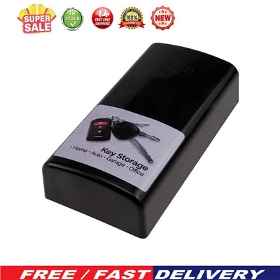 £7.08 • Buy Portable Car Key Secret Box Magnetic Creative Case Holder For Key Black Outdoor