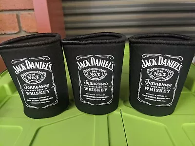 3 Jack Daniels Old No 7 Tennessee Whiskey Can Stubbie Coolers Holders • $23.99