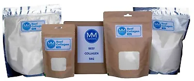 Collagen Powder Collagen Peptides Hydrolysed Collagen Powder Beef 100g To 5Kg • £150.95