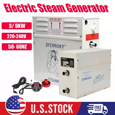 Electric Steam Generator For Sauna Steam Room /Wet Steam 3-9KW Spa Bath US STOCK • $219.99