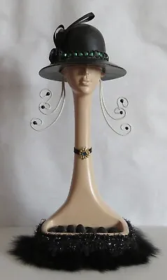 Elegant Art Deco Style Lady Mannequin Jewelry Tree. 20cm High • £7.50