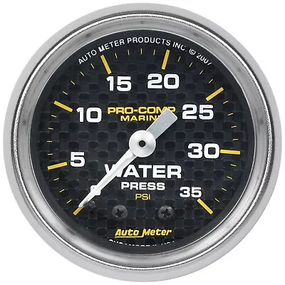 AutoMeter 200772-40 Marine Mechanical Water Pressure Gauge • $100.04