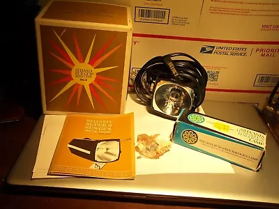 Vintage Sylvania Sun Gun S.G.VIII 650w 120v Tested  Works W/ Extra Bulb & Box • $30