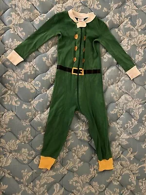 Hanna Andersson Night Sleepers Organic Cotton ELF 90 2-3 Years NWT PJ Pajama • $10