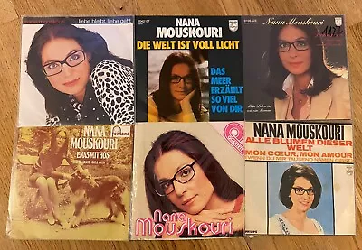 Nana Mouskouri Rare  7 Lot X 20 Mostly EX To Near Mint Vinyl • £20