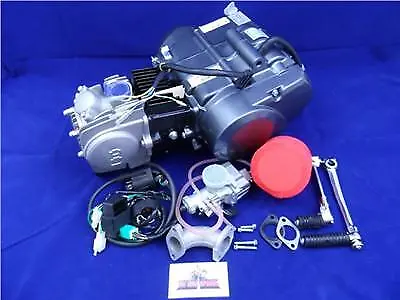 Pit Bike Lifan 125cc Big Valve Head 4 Speed Manual Engine Full Package C90 Cub • £319