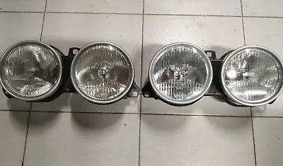 BMW E30 Headlights L+R  Hella Euro !NEW! GENUINE 63121372661 63121372662 • $850