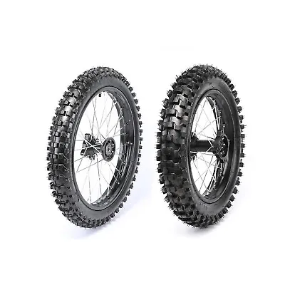 $219.89 • Buy 15mm Front 70/100-17+ Rear 90/100-14 Wheel Tire Rim Tube Pit Bike YZ85 CR85