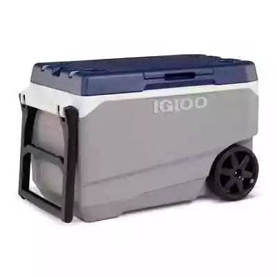 Igloo Max Cold Pro 85 Litre Roller Cooler Box On Wheels 5 Day Ice Holds 144 Cans • £138.99
