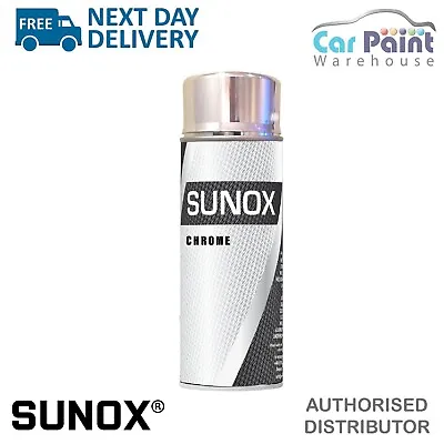 SUNOX® Chrome Aerosol 400ml Mirror Foil Finish Spray Paint • £18.44