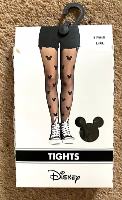 Brand New Disney Mickie Black Tights Large/extra Large • $2.53