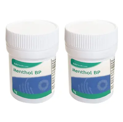 Bells Menthol Crystals 5g X 2 - For Aromatherapy Nasal Congestion • £9.49