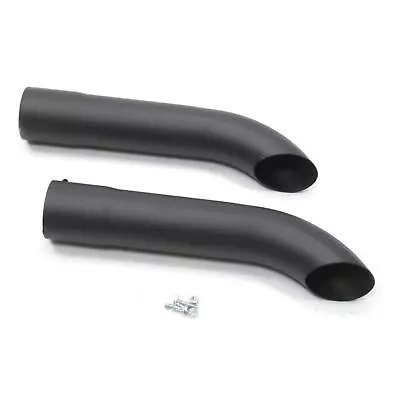 Patriot Exhaust H3812-B Side Tubes Turnout Muffler Black 20 Inch • $196.45