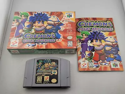 Goemon's Great Adventure For Nintendo 64 N64 Complete In Box CIB Near Mint CH • $449.99